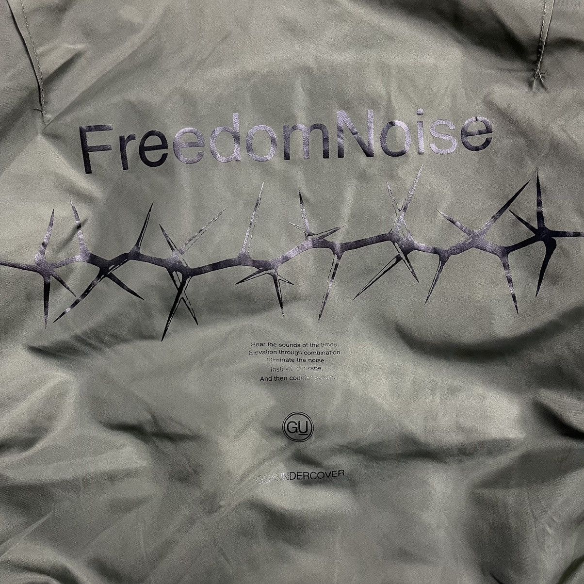 GU × Undercover GU x Undercover Freedom noise oversized bomber jacket Size US S / EU 44-46 / 1 - 5 Thumbnail