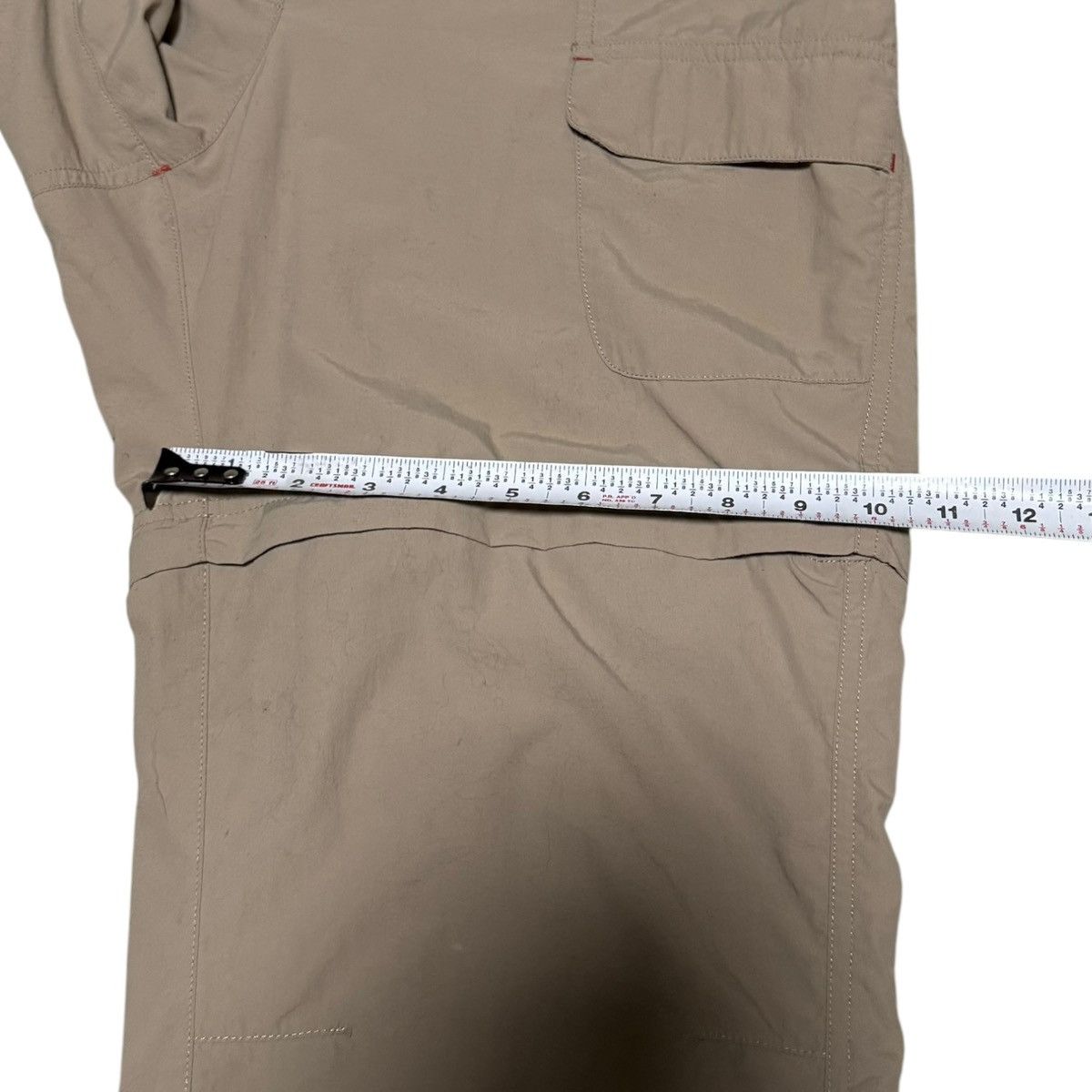 L.L. Bean L.L. Bean 100% Nylon Tan/Khaki Convertible Pants 33x28.5 Size 33" - 10 Thumbnail