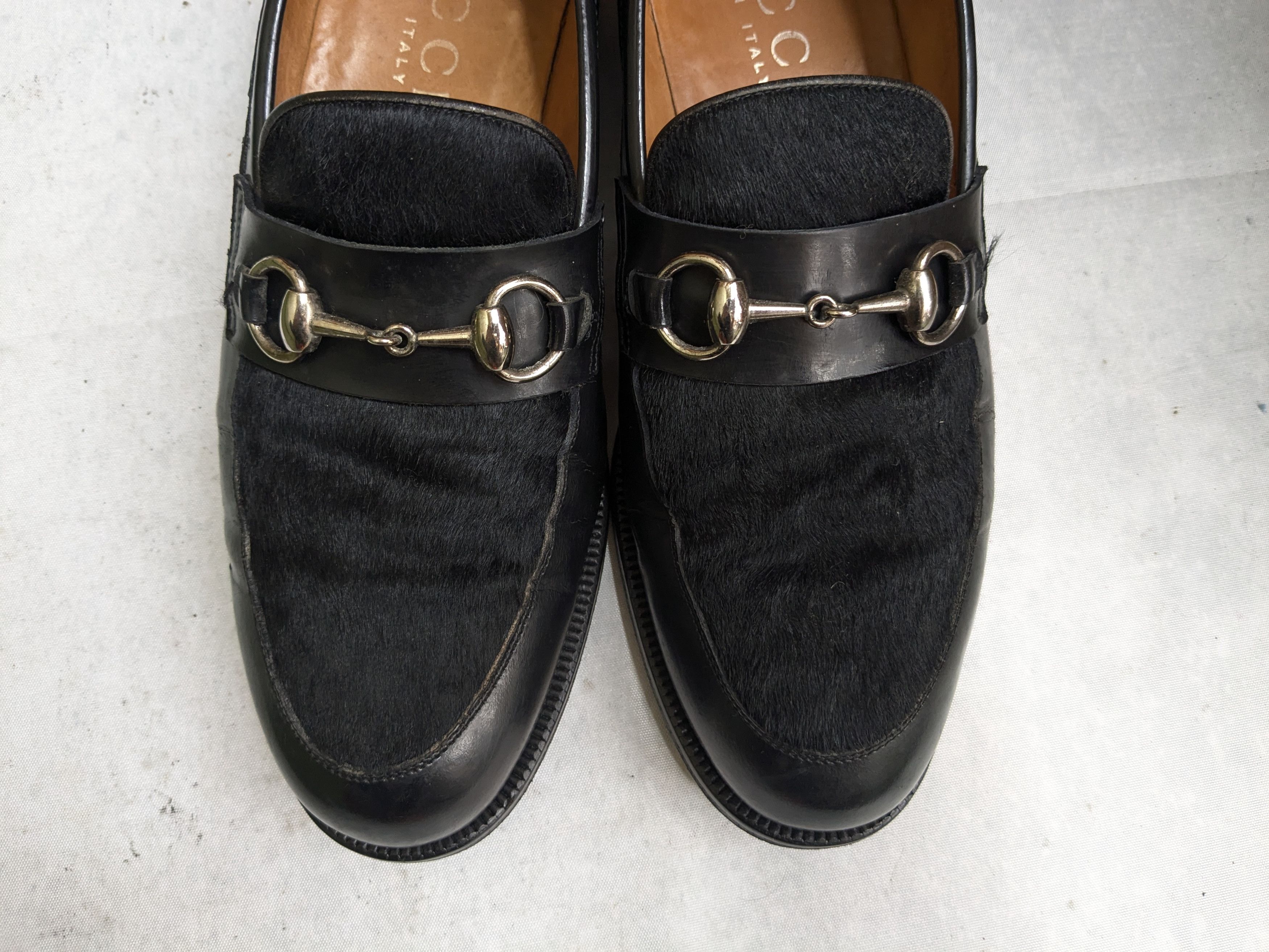 Gucci Gucci Horsebit Loafers Black 8.5 Leather Pony Hair Size US 8.5 / EU 41-42 - 3 Thumbnail