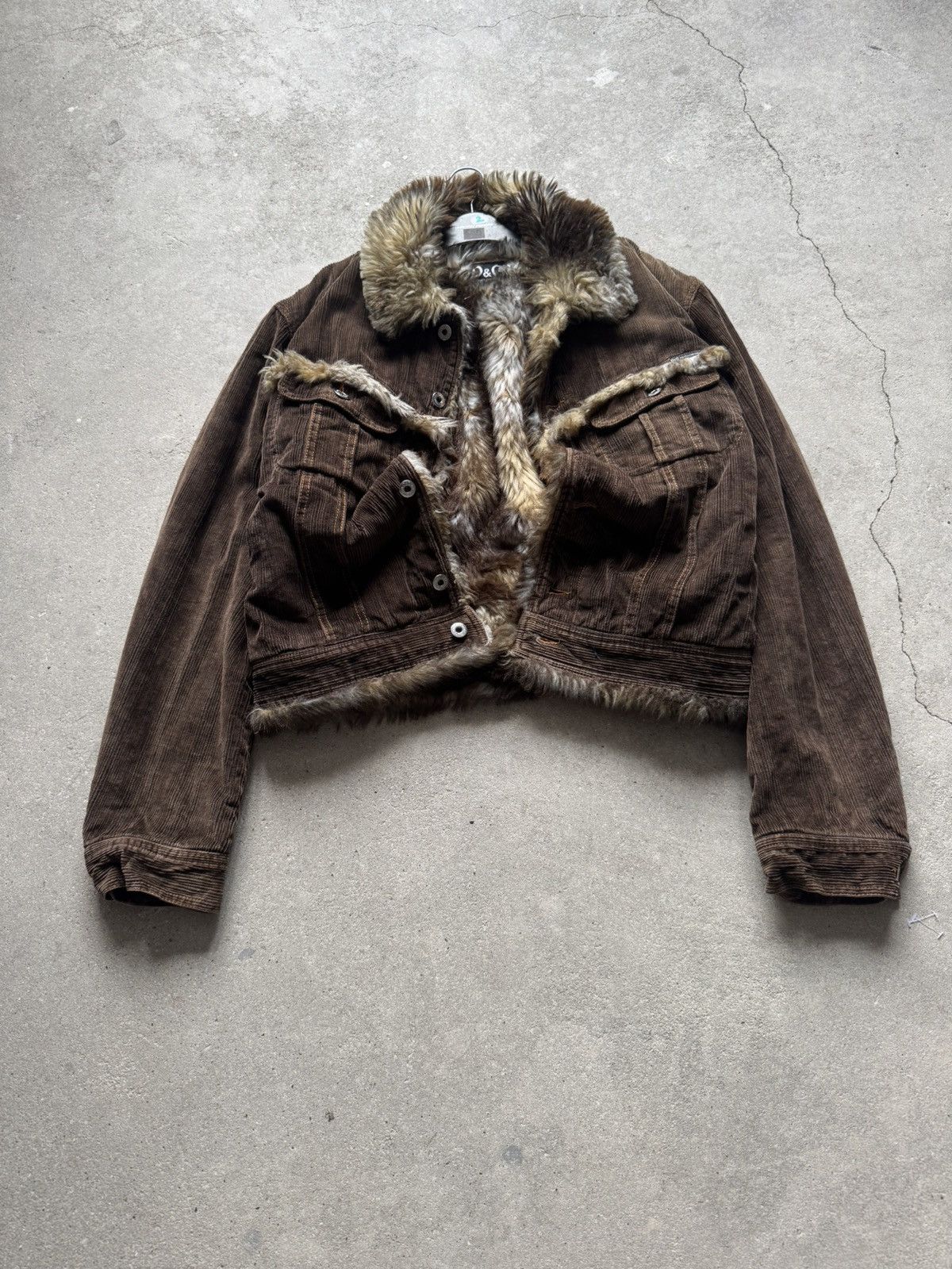 Dolce & Gabbana AW2001 DOLCE&GABBANA Archival Fux Jacket Size XL / US 12-14 / IT 48-50 - 6 Thumbnail