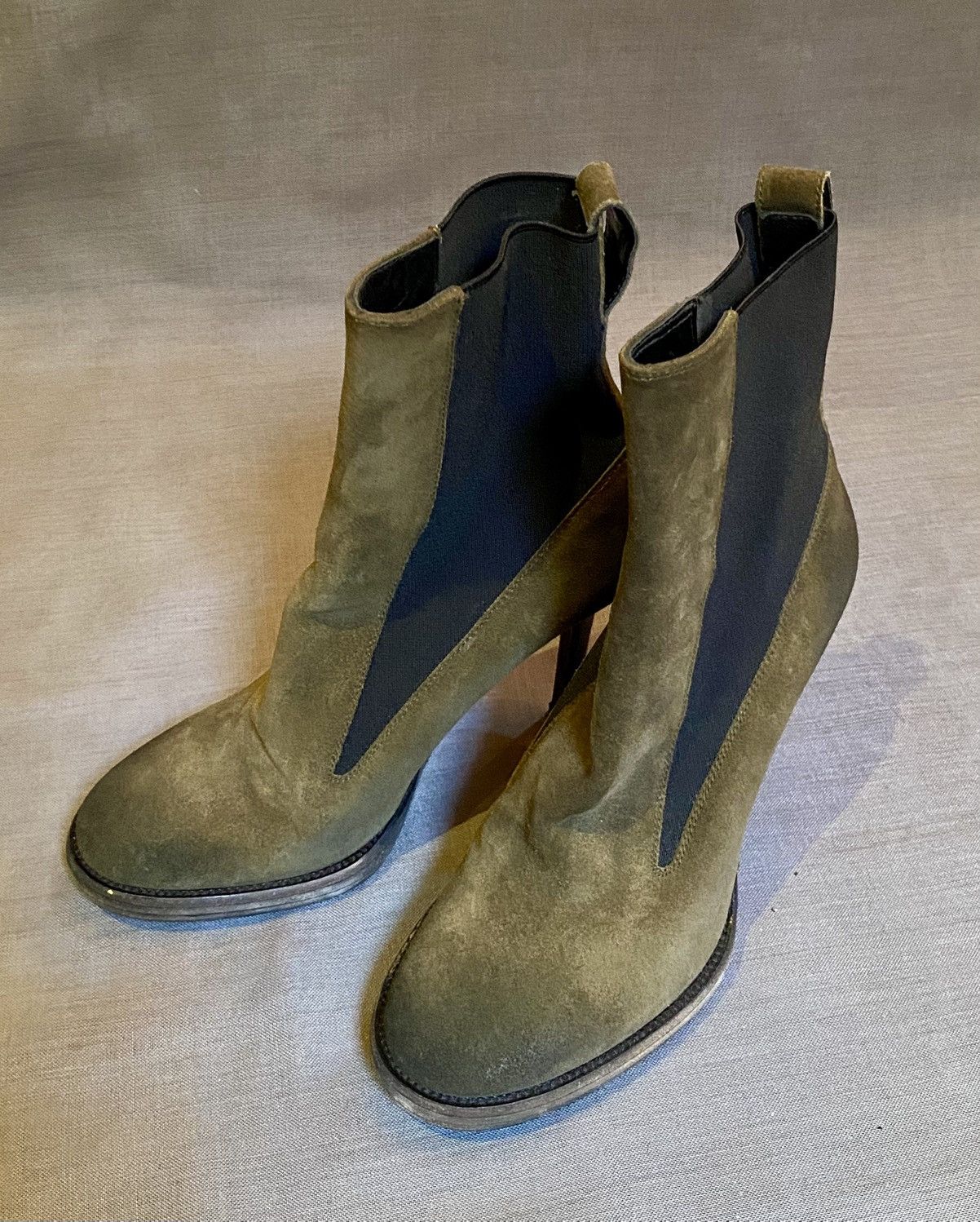 Haider Ackermann Haider Ackermann brushed leather heel boots Size US 6 / IT 36 - 7 Thumbnail