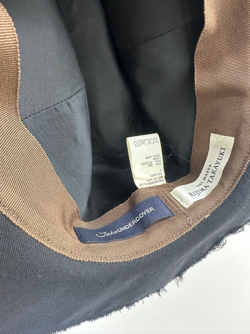 Undercover Undercover black raw hem hat Size ONE SIZE - 4 Thumbnail