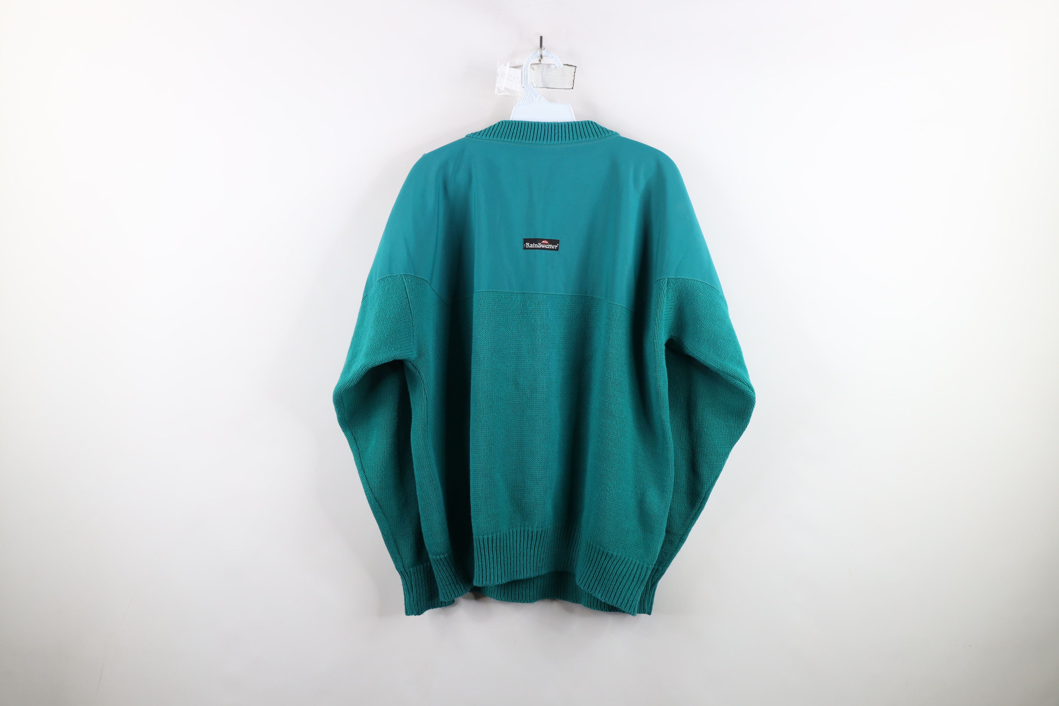 Vintage Vintage 90s Streetwear Rain Swetter Knit Sweater USA Size US L / EU 52-54 / 3 - 12 Thumbnail
