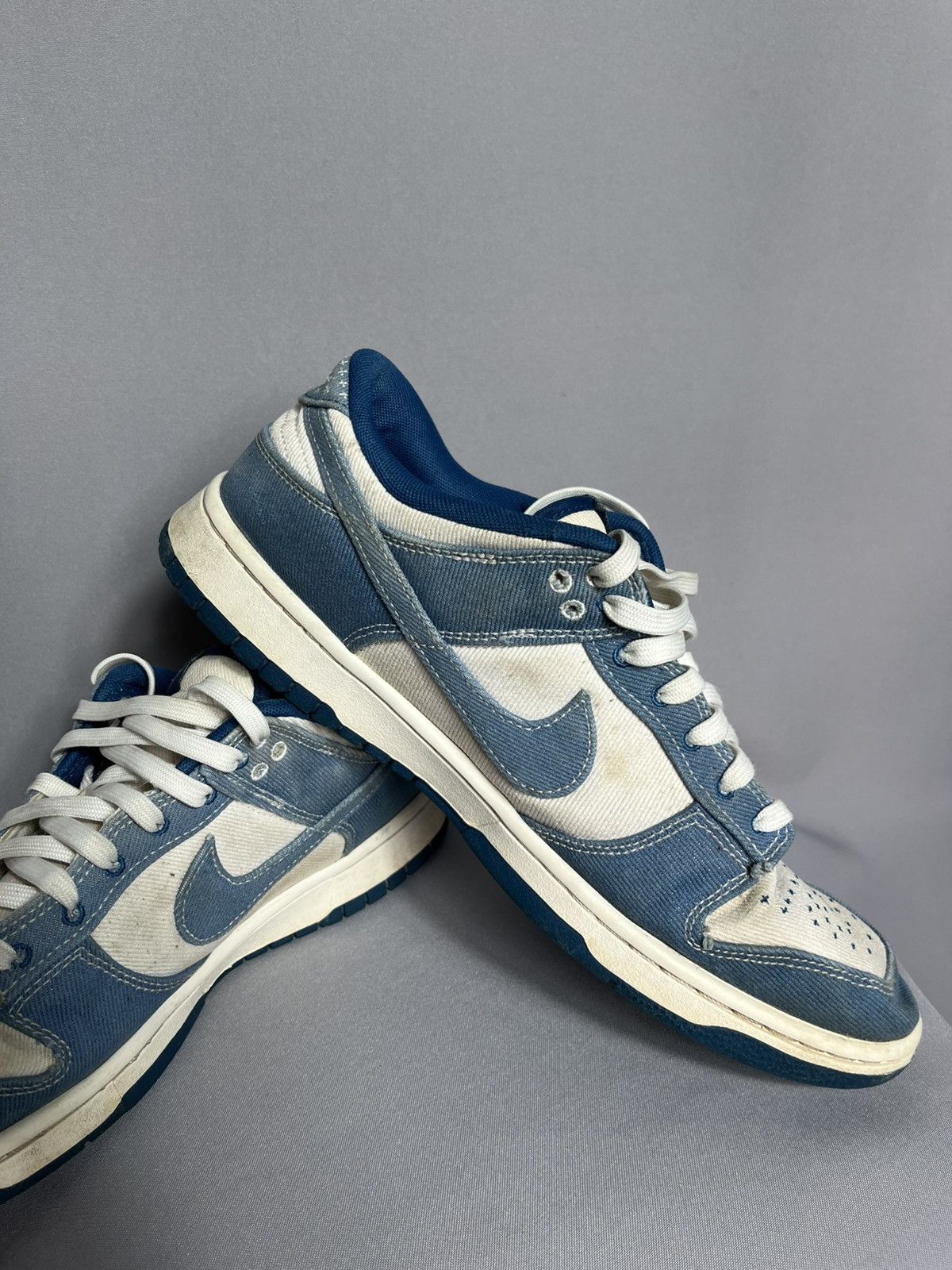 Nike Nike dunk shoes low denim mens Size US 11 / EU 44 - 6 Thumbnail