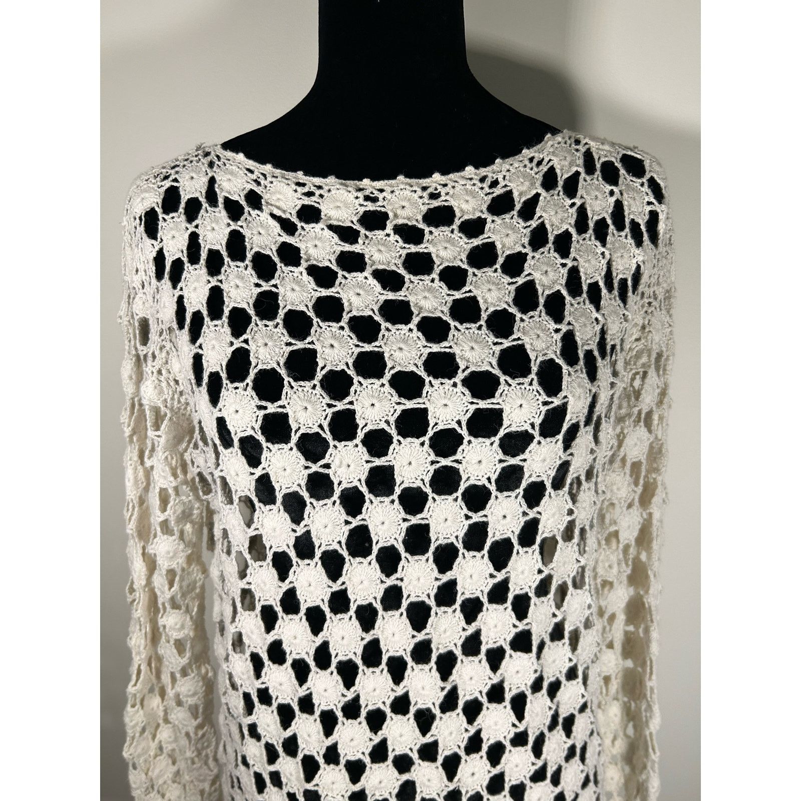 Other Boutique Europa Knitted Long Sleeve Boho Style Top Size L Size L / US 10 / IT 46 - 2 Thumbnail
