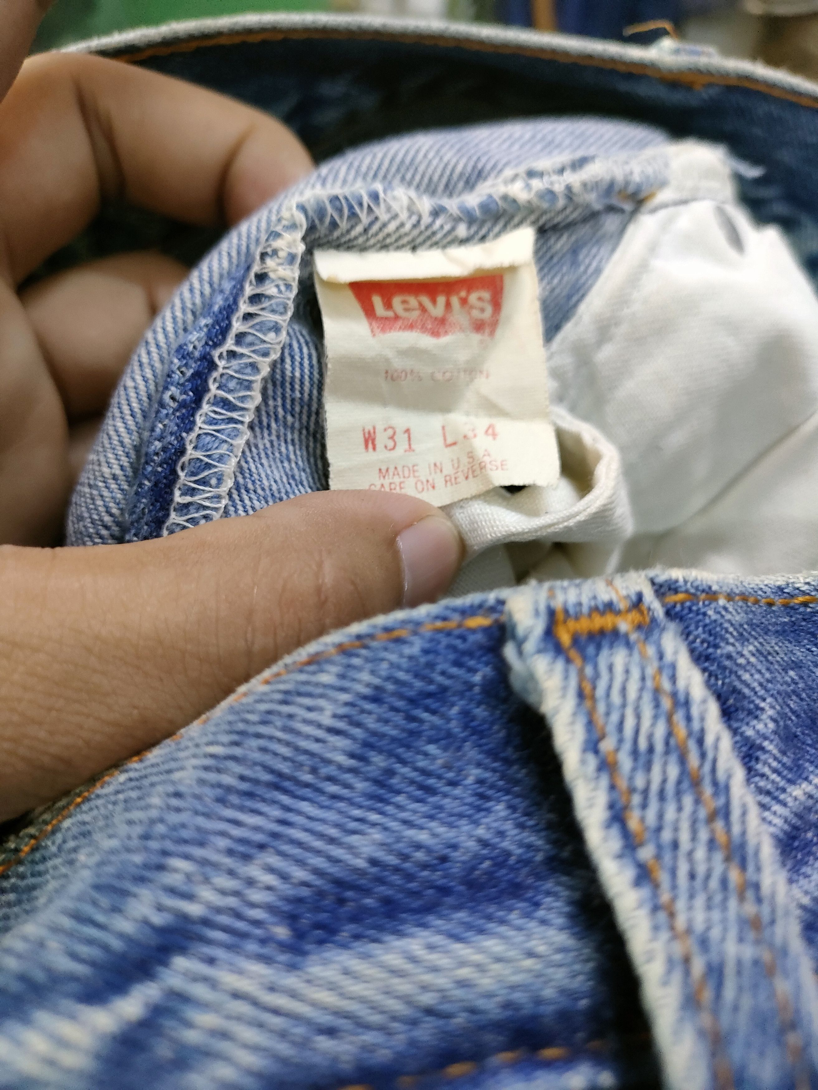 Levi's Vintage Clothing × Vintage Vintage Levi's 501xx USA Jeans Size US 30 / EU 46 - 10 Thumbnail