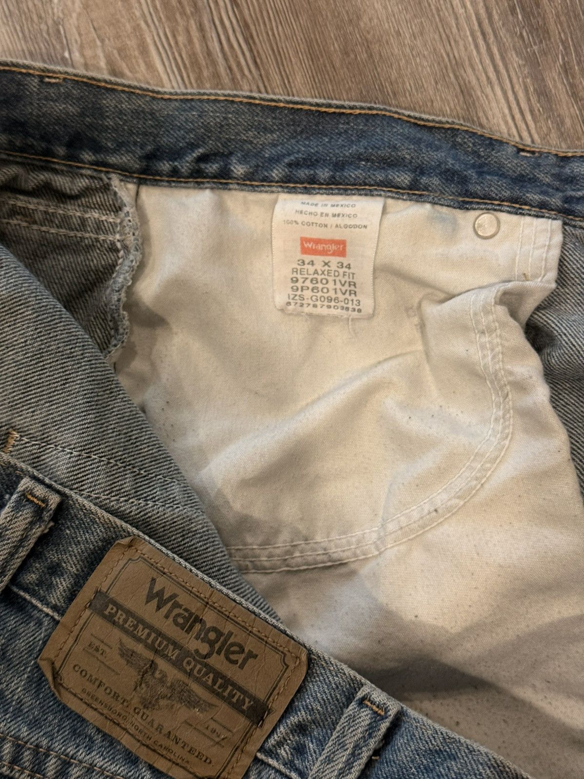 Wrangler Relaxed blue jeans Size US 34 / EU 50 - 5 Thumbnail