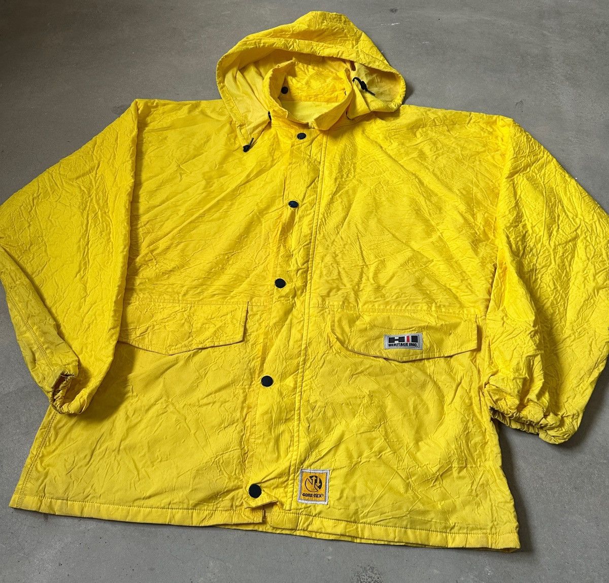 Heritage1981 VINTAGE GORE-TEX HERITAGE INC. WINDBREAKER Size US XL / EU 56 / 4 - 2 Thumbnail