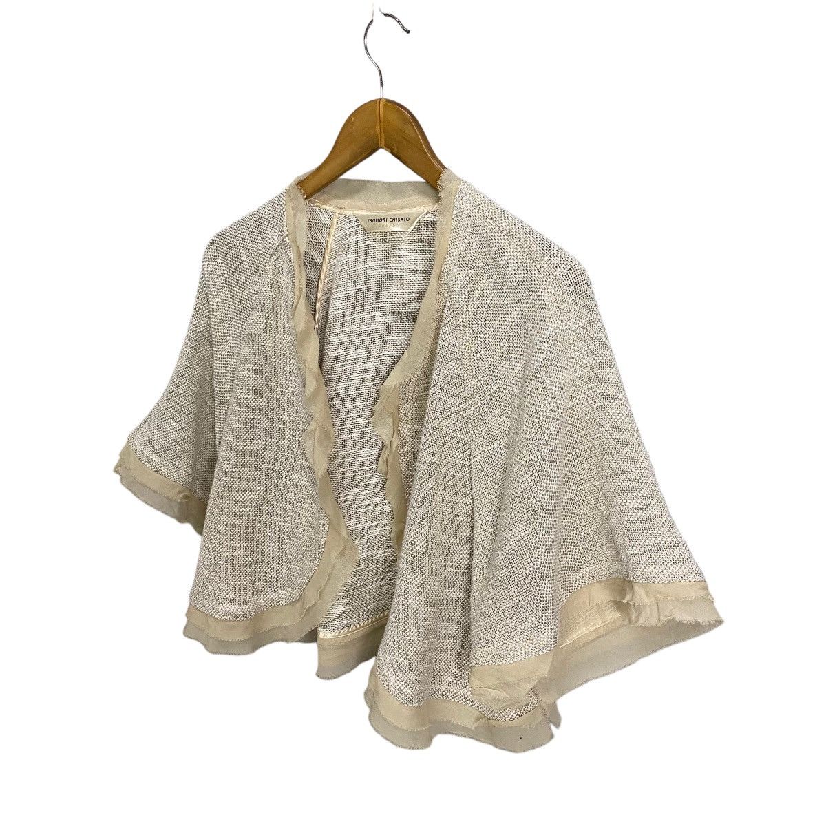 Issey Miyake × Japanese Brand × Tsumori Chisato Tsumori Chisato By issey miyake ruffle shawl collar dress Size L / US 10 / IT 46 - 3 Thumbnail