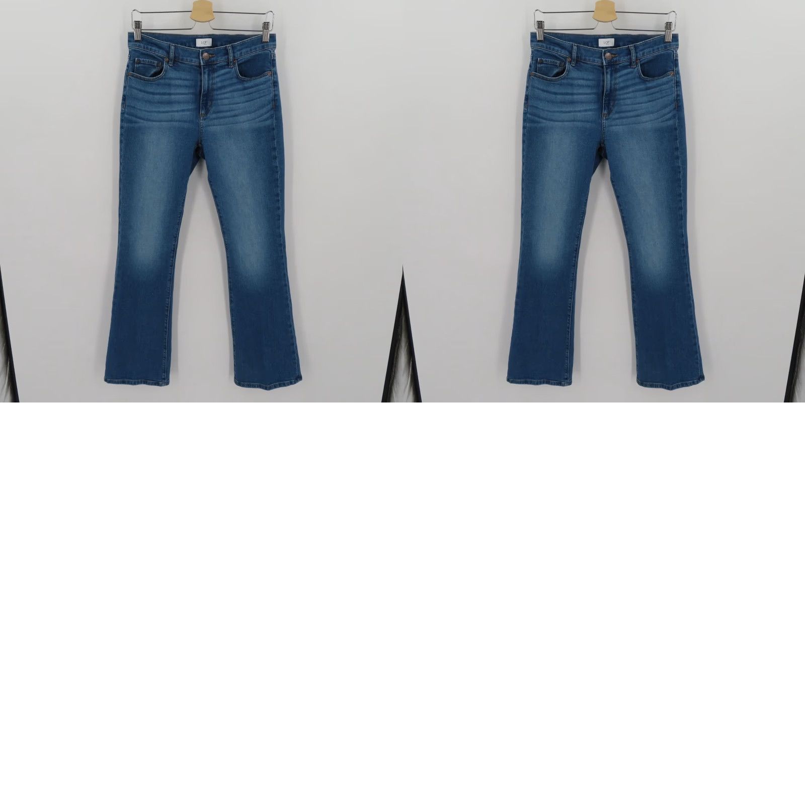 Loft LOFT Womens Jeans 4 Bootcut Denim Blue Cotton Blend 5-Pocket Regular Slim Fit Pockets Size 27" / US 4 / IT 40 - 8 Thumbnail