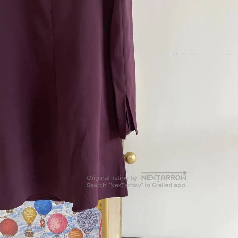 Versace Versace Long Sleeve Violet Dress for Women . Size XL / US 12-14 / IT 48-50 - 6 Thumbnail