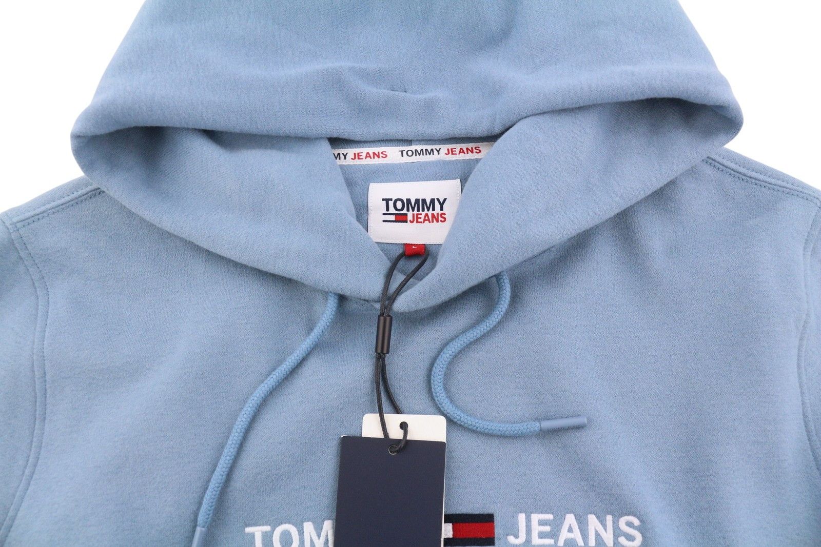 Tommy Hilfiger STRAIGHT LOCO L Blue Logo Hoodie 87405 Size US L / EU 52-54 / 3 - 4 Thumbnail