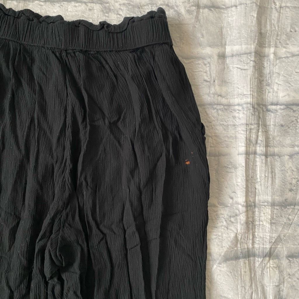 American Eagle Outfitters American Eagle women S short pull on crepe ribbed crop jogge Size 27" / US 4 / IT 40 - 7 Thumbnail