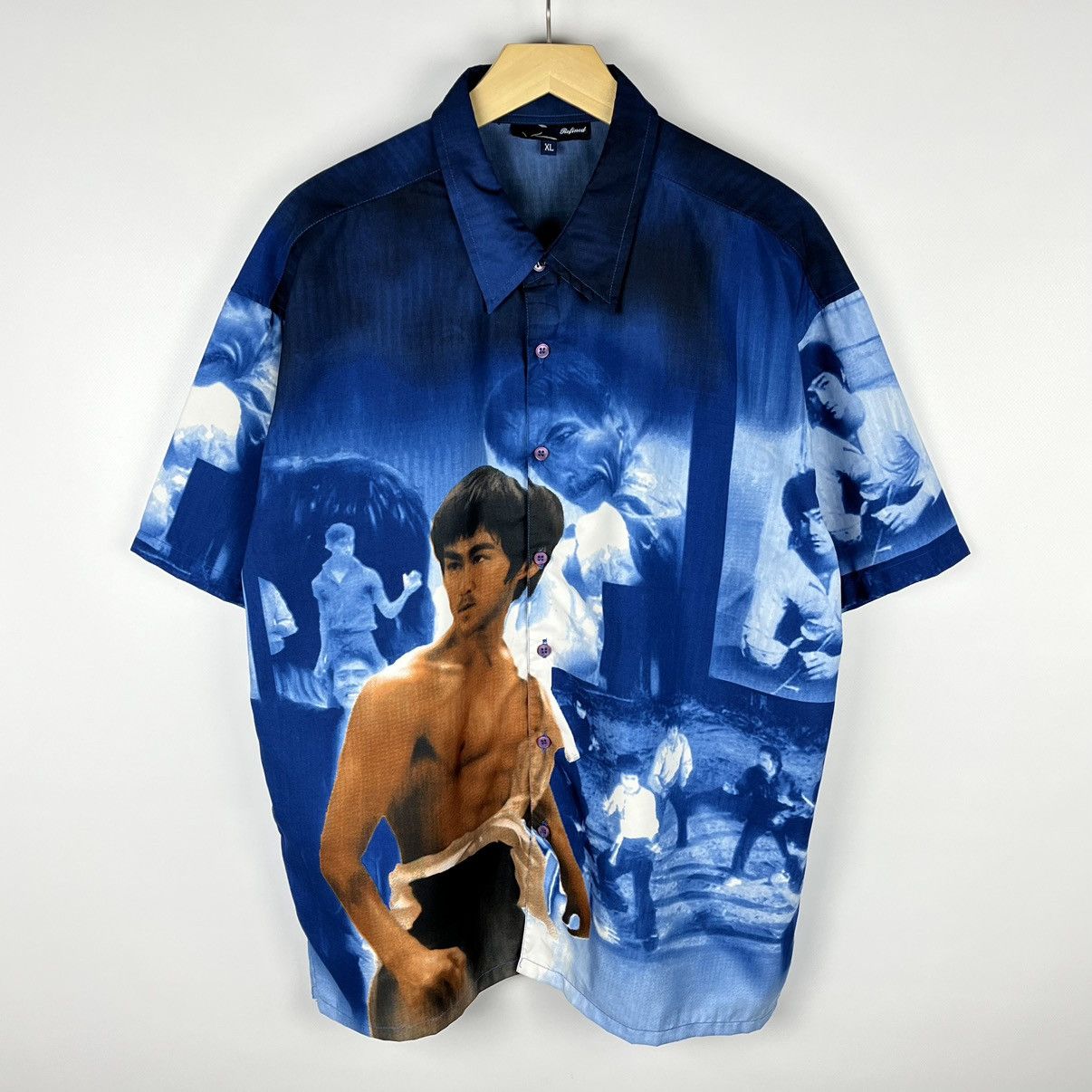 Vintage Vintage Bruce Lee y2k japanese style shirt 90’s Size US XL / EU 56 / 4 - 1 Thumbnail