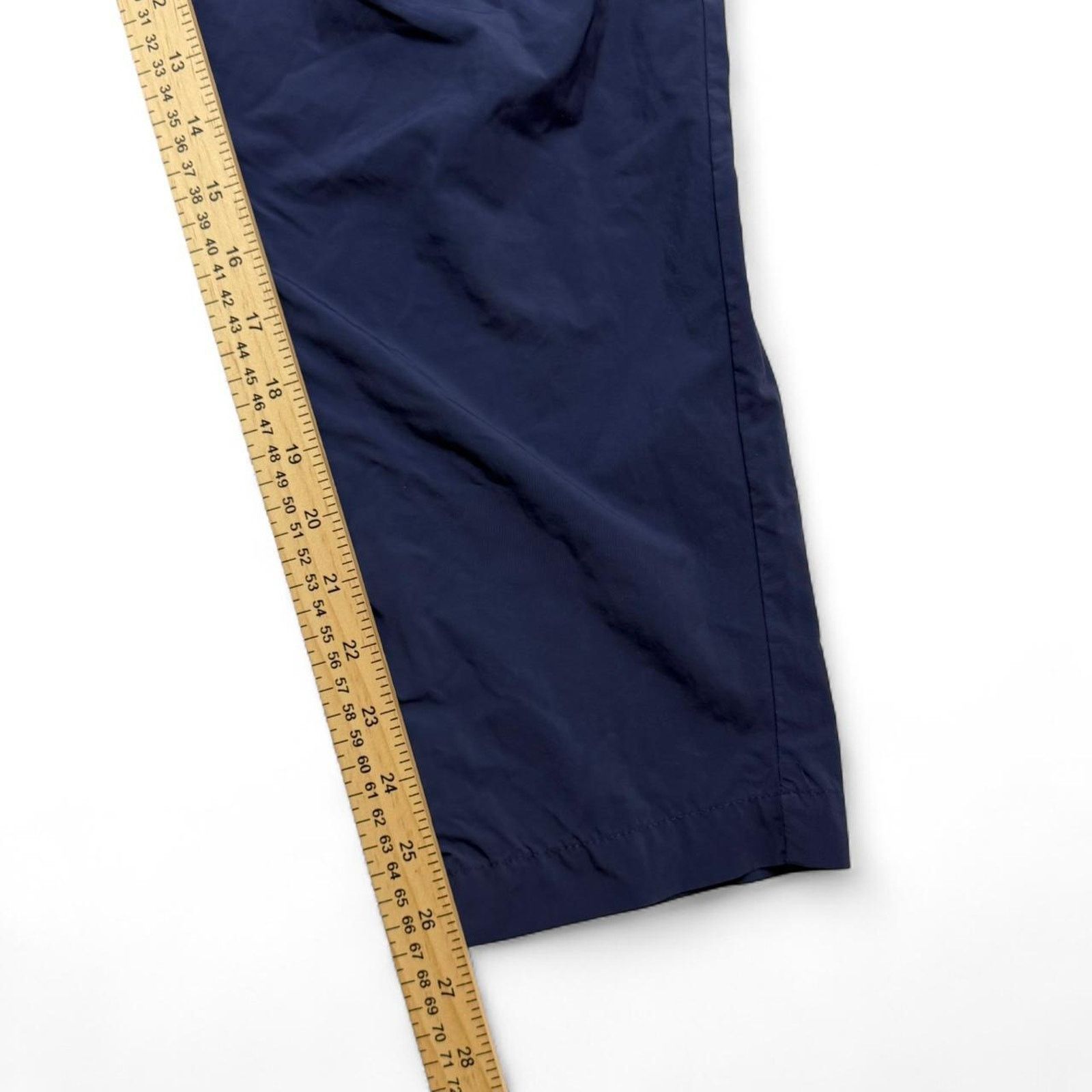 Nike Nike Mens Nylon Cargo Track Pants Blue Reflective Zip Y2K 32 Size US 33 - 8 Thumbnail
