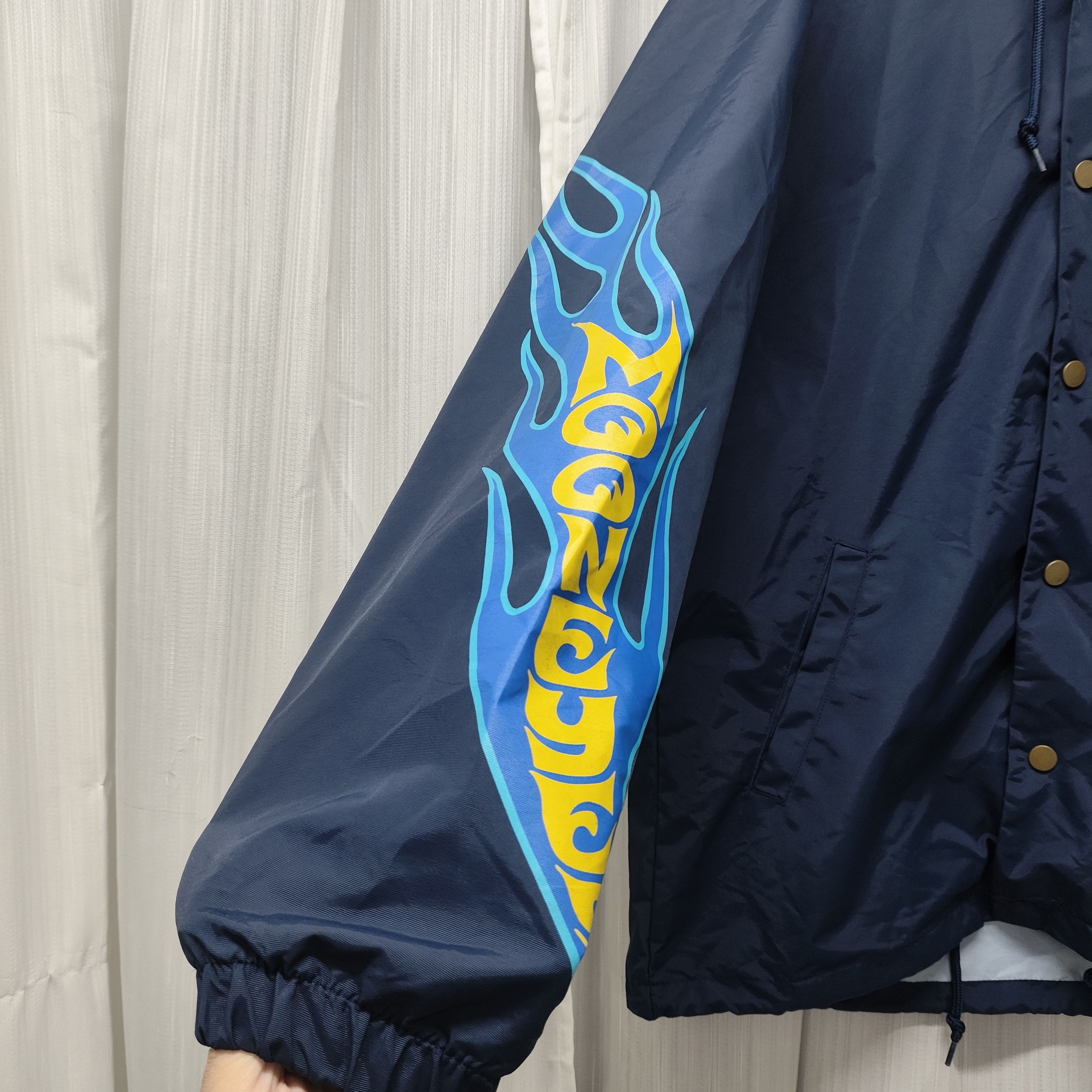 Other Yokohama Dena Baystars x Mooneyes Coach Jacket Nylon Size US L / EU 52-54 / 3 - 3 Thumbnail