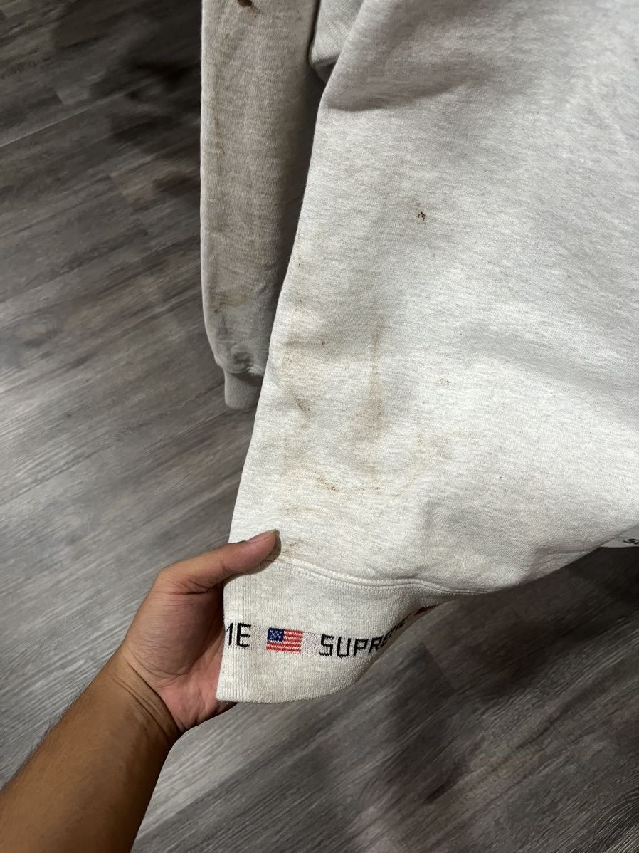 Supreme Supreme Text Rib Hooded Sweatshirt Size US XL / EU 56 / 4 - 8 Thumbnail