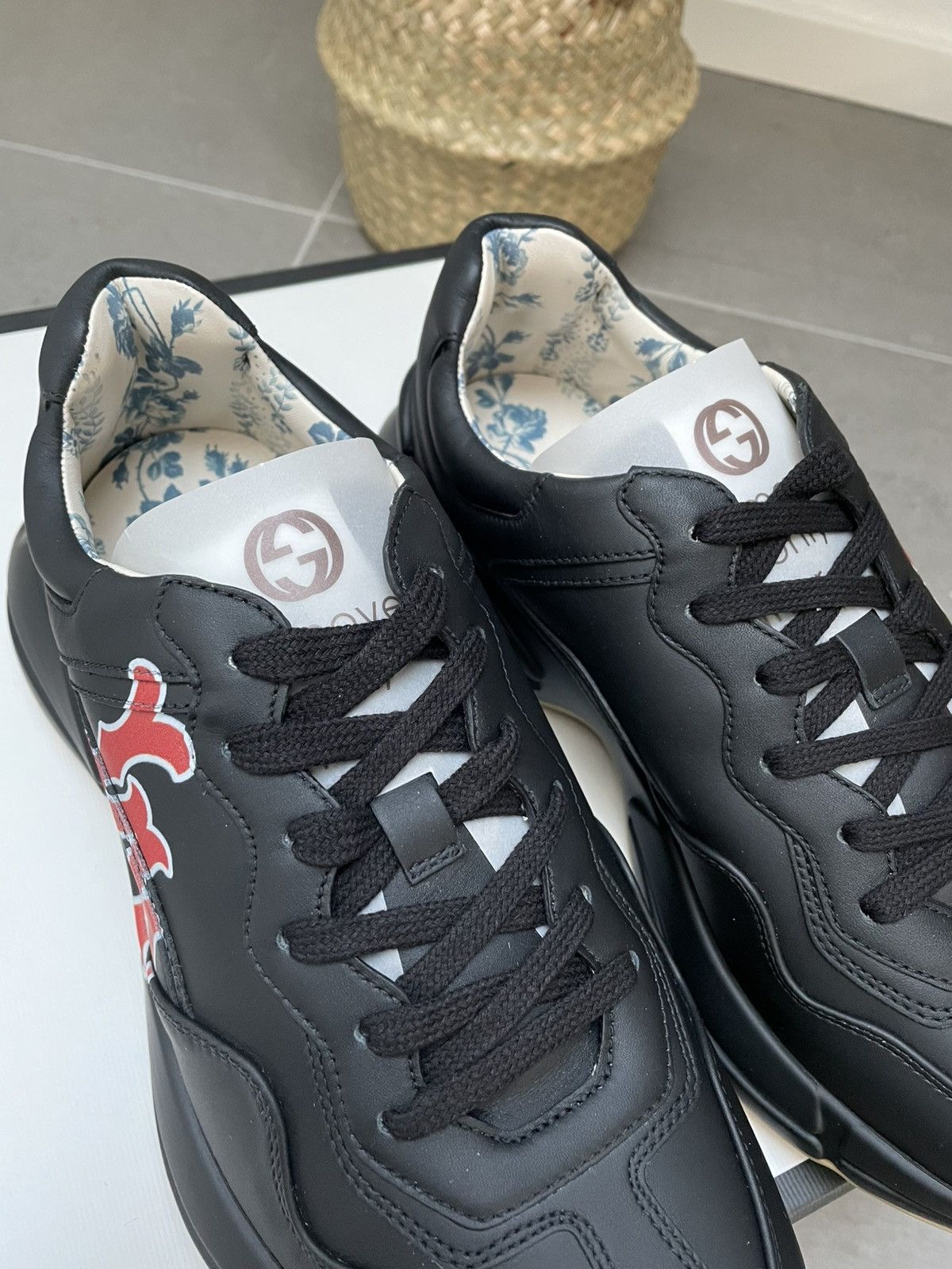 Gucci × New York Yankees Gucci Men’s Rhyton Sneaker “LA Angels” Size US 8.5 / EU 41-42 - 4 Thumbnail