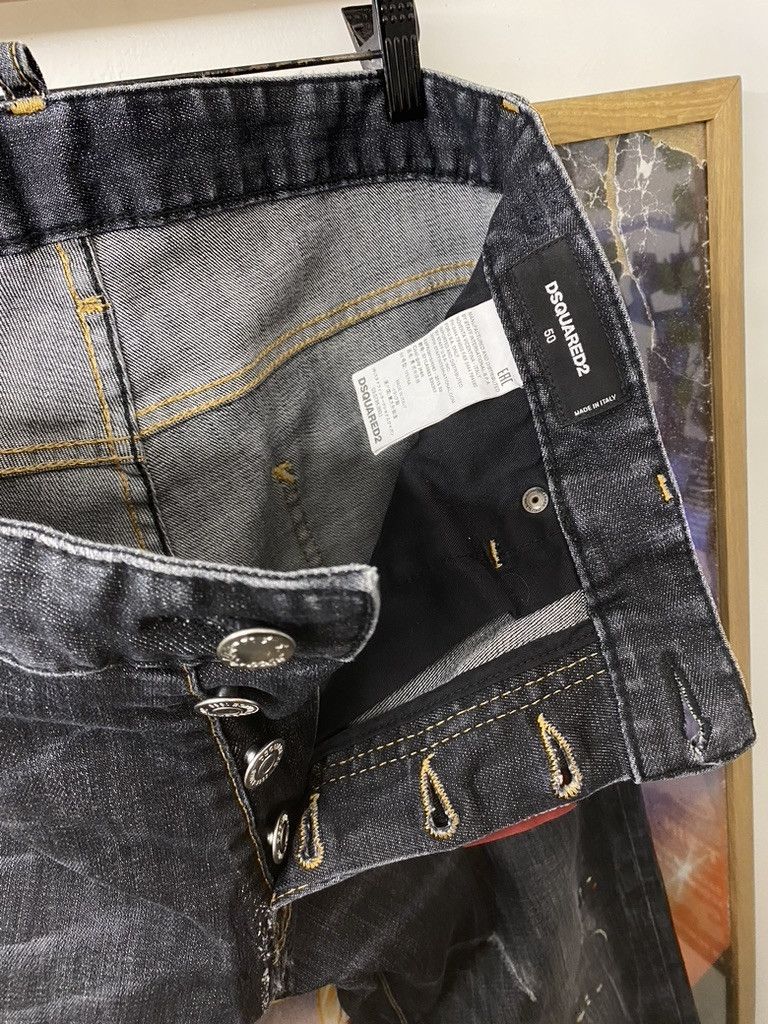 Dsquared2 SS15 Dsquared² Distressed Paint Splattered CG Denim Jeans Size US 32 / EU 48 - 8 Thumbnail