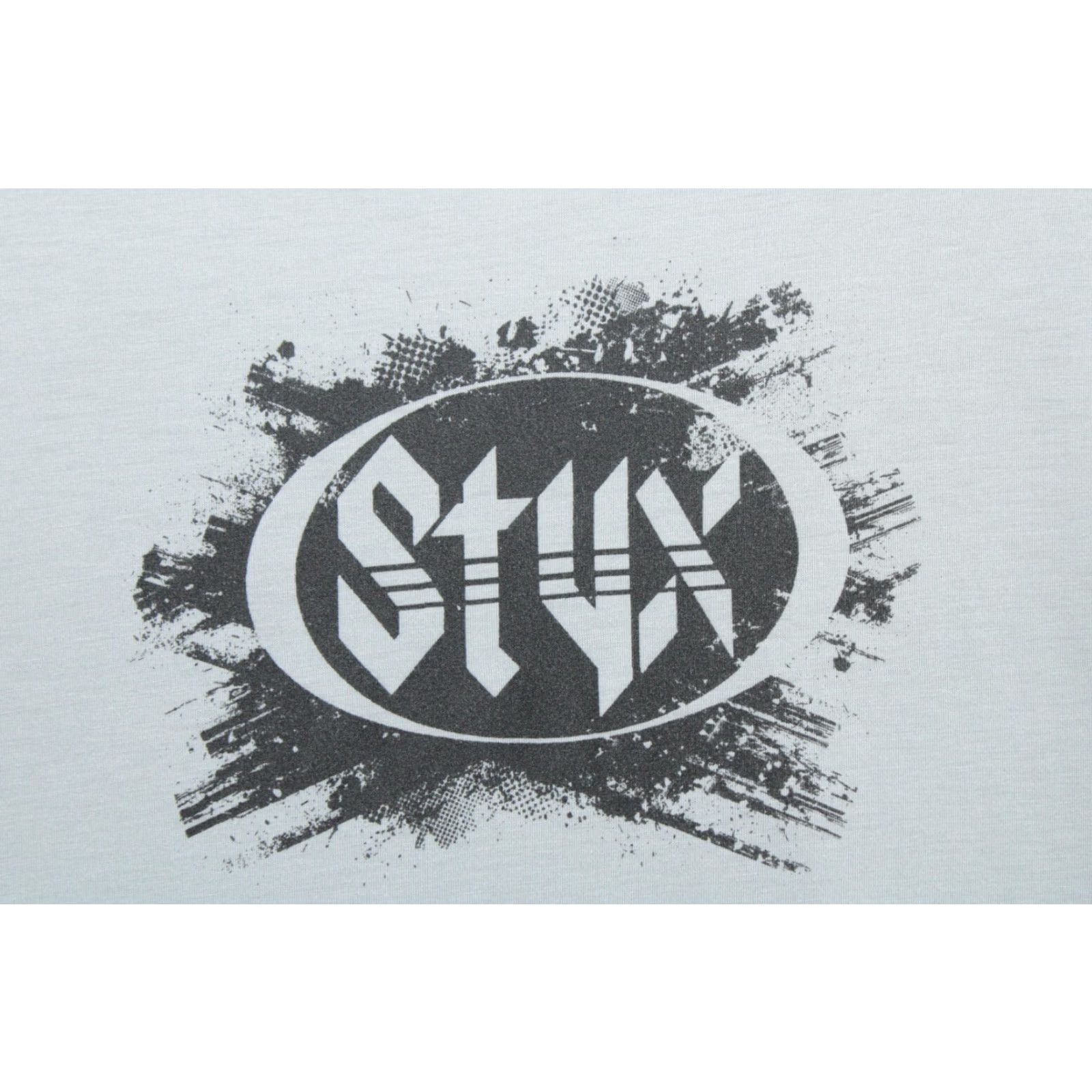 Vintage STYX T-Shirt Men’s Large Gray Polyester Band Music Old School Shirt Adult L Gray Classic 80s Size US L / EU 52-54 / 3 - 4 Thumbnail