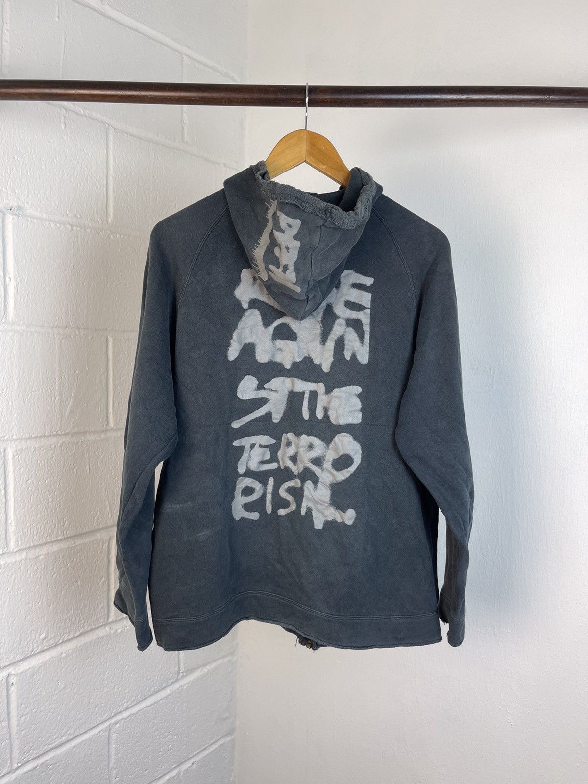 If Six Was Nine × Le Grande Bleu (L.G.B.) × PPFM 90s Faded distressed PPFM Zip Hoodie Size US L / EU 52-54 / 3 - 10 Thumbnail