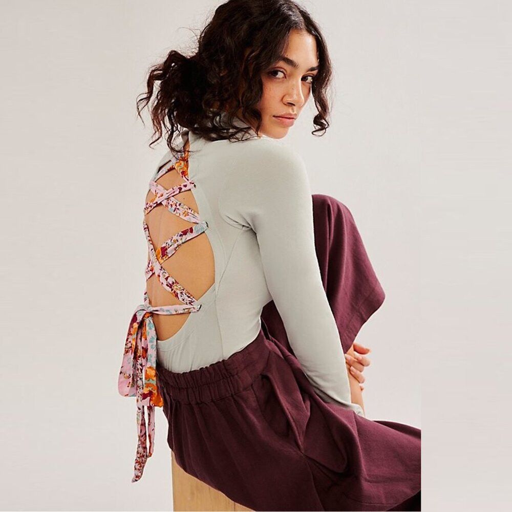 Free People NWT New Free People Straps In The Back Mint Bodysuit Size X Size XL / US 12-14 / IT 48-50 - 2 Thumbnail
