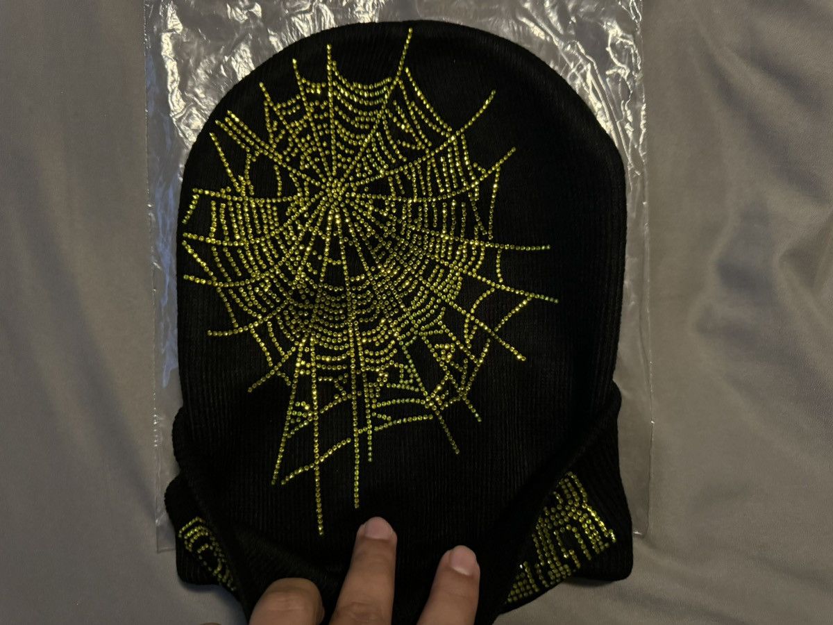 Sp5der Sp5der Web Beanie Onyx/Yellow Size ONE SIZE - 5 Thumbnail