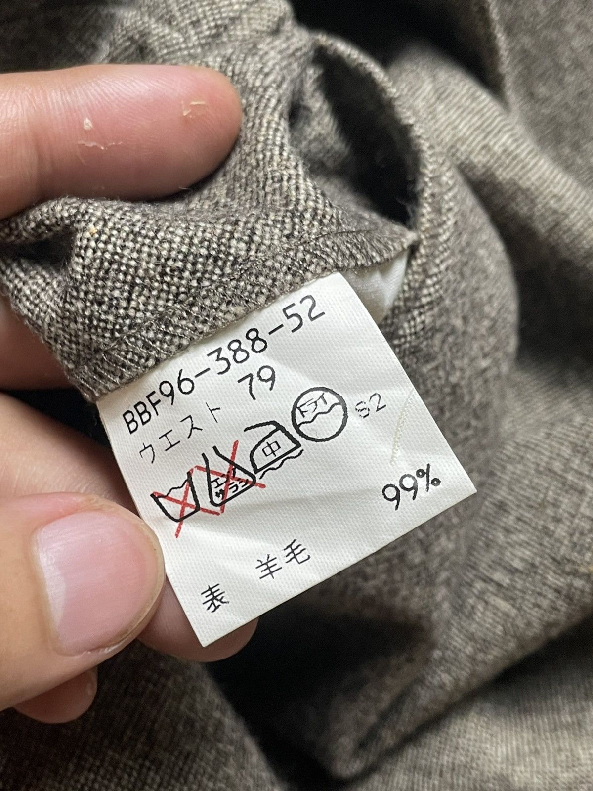 Burberry × Designer × Vintage Vintage Burberry Wool Blend Casual Pants (112) Size US 31 - 7 Thumbnail