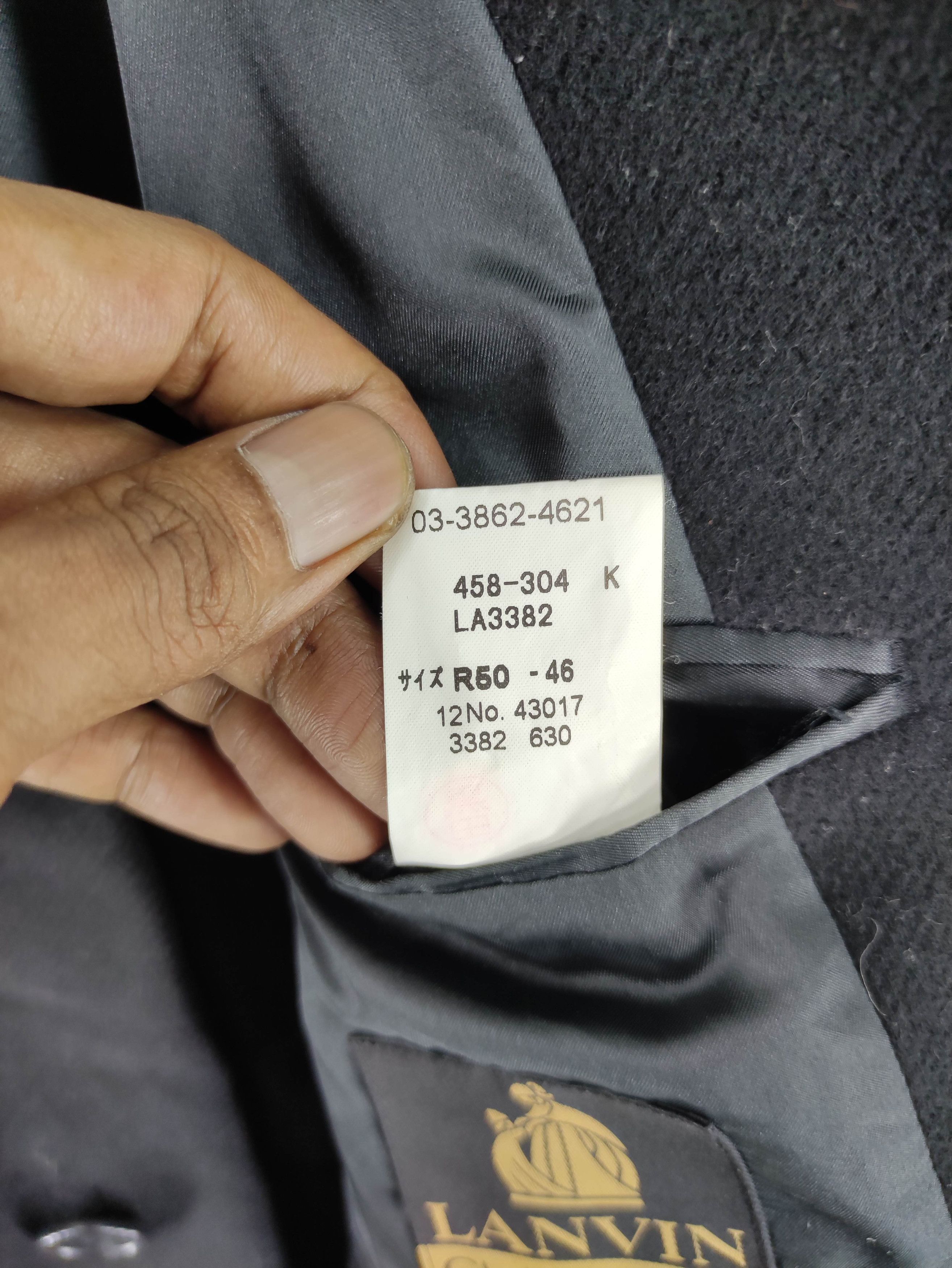Lanvin Vintage Lanvin Classique Wool Coat Jacket Size US L / EU 52-54 / 3 - 5 Thumbnail