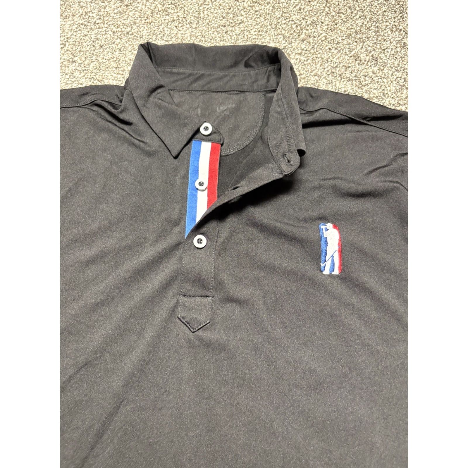 Vintage USAG Polo Mens 3XL Black U Suck At Golf Stretch Performance Shirt Size US XXL / EU 58 / 5 - 2 Thumbnail