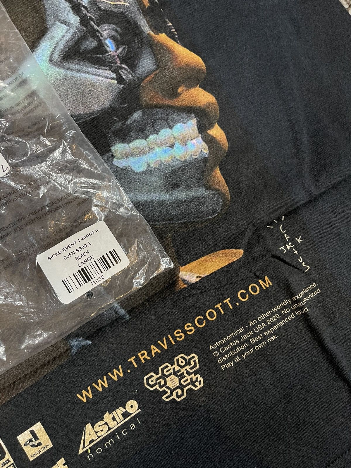 Travis Scott Travis Scott x Fortnite Sicko Event Astronomical Tee Black Size US L / EU 52-54 / 3 - 3 Thumbnail