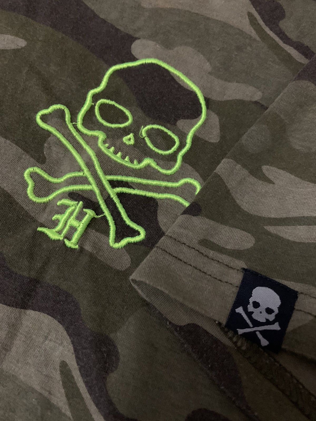 HYDROGEN Vtg Japanese Hydrogen Skull Camo Shirt Size US M / EU 48-50 / 2 - 2 Thumbnail