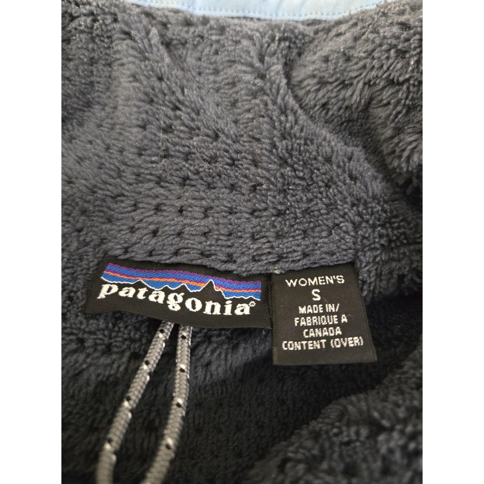 Patagonia VINTAGE Patagonia Jacket Womens Small Blue Gray Hooded Fleece Lined Outdoor Parka Coat Size S / US 4 / IT 40 - 5 Thumbnail