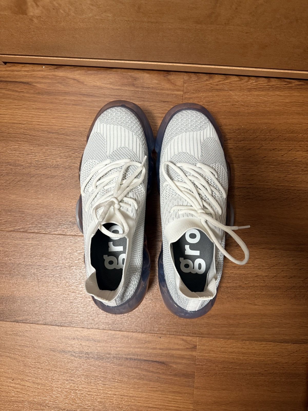 Japanese Brand Grounds Moopie White/Ice Gray Size US 10 / IT 40 - 5 Thumbnail