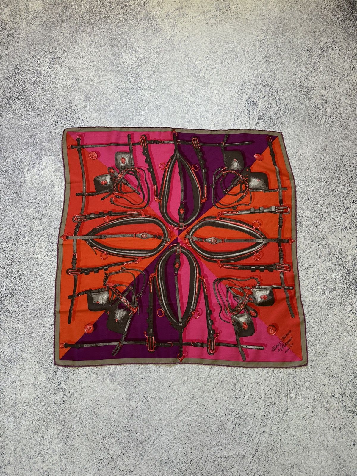 Hermes Vintage HERMES silk scarf 65cm Size ONE SIZE - 1 Thumbnail