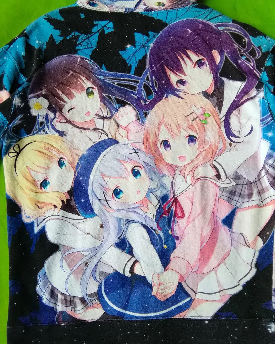 Anime Gochiusa Is the Order a Rabbit? AOP Cospa Anime Hoodie Size US L / EU 52-54 / 3 - 6 Thumbnail