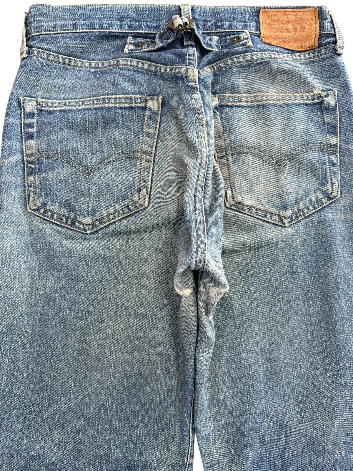 Levi's Vintage Clothing Vintage Levis LVC Big E 701xx Buckle Back Size US 30 / EU 46 - 5 Thumbnail