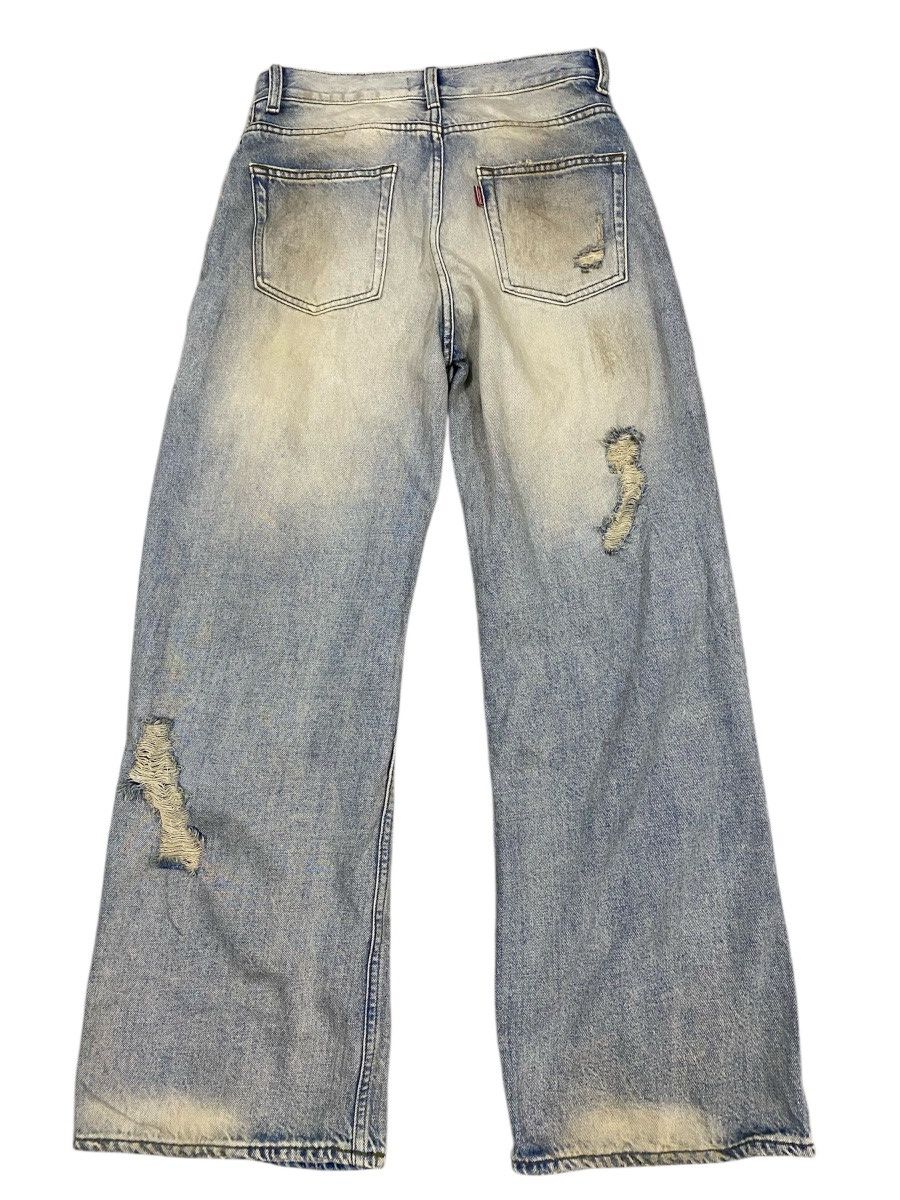 Hysteric Glamour Heavy Distressed Denim Jeans – Extreme Fade & Ripped Size US 28 / EU 44 - 2 Thumbnail