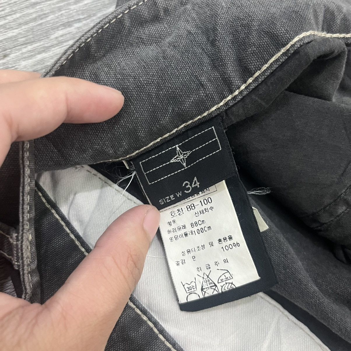 Stone Island Vintage Stone Island Denim Pants Size US 34 / EU 50 - 12 Thumbnail