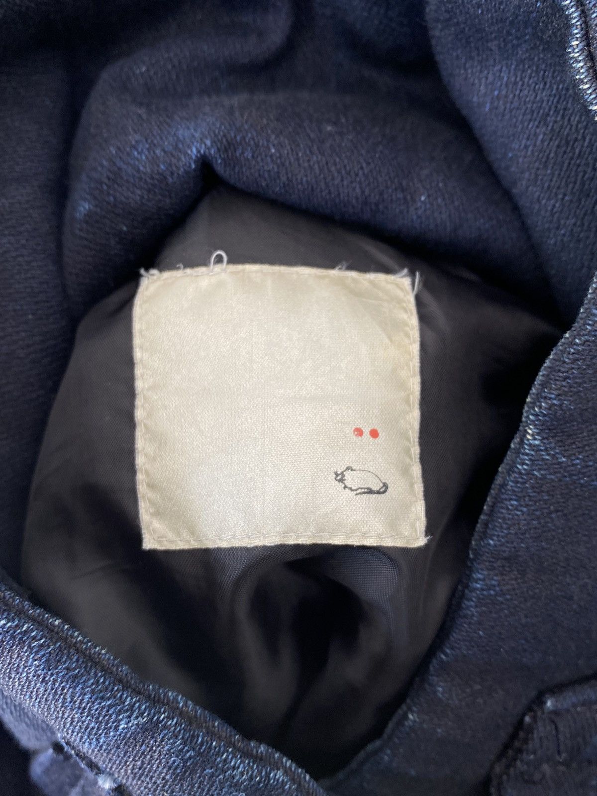 Japanese Brand 2000’s Japanese Brand Dark Indigo Neck Buckle Jacket Size US M / EU 48-50 / 2 - 3 Thumbnail