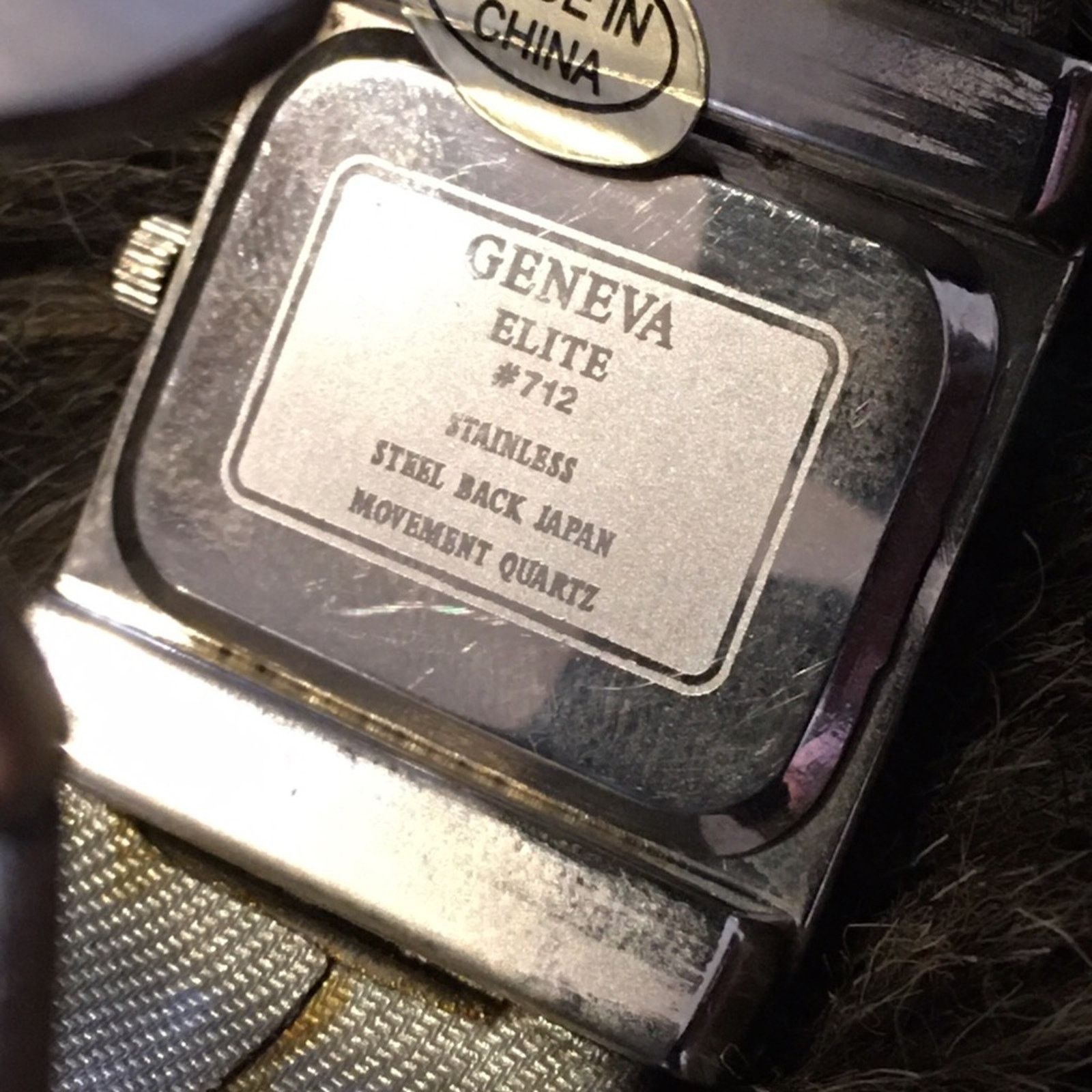 Geneva Ladies Geneva Elite #712 wide gray band cuff watch Size ONE SIZE - 8 Thumbnail