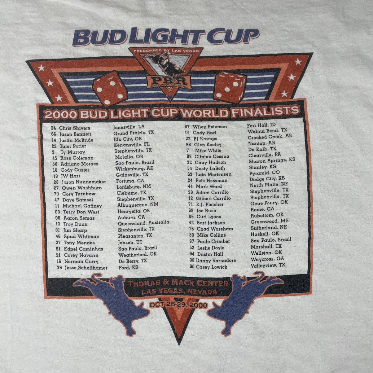 Other Bud Light Vintage Cup World Finalist Tshirt Size US XL / EU 56 / 4 - 2 Thumbnail