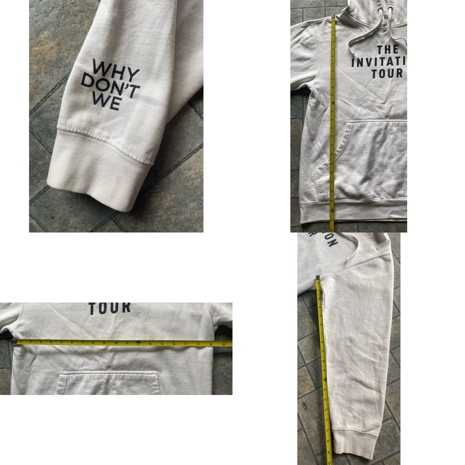 Vintage WHY DON'T WE Hoodie The Invitation Tour Pullover White Men Size S Flaws Pullover Hoodie White Men Size S Flaws Size US S / EU 44-46 / 1 - 9 Thumbnail