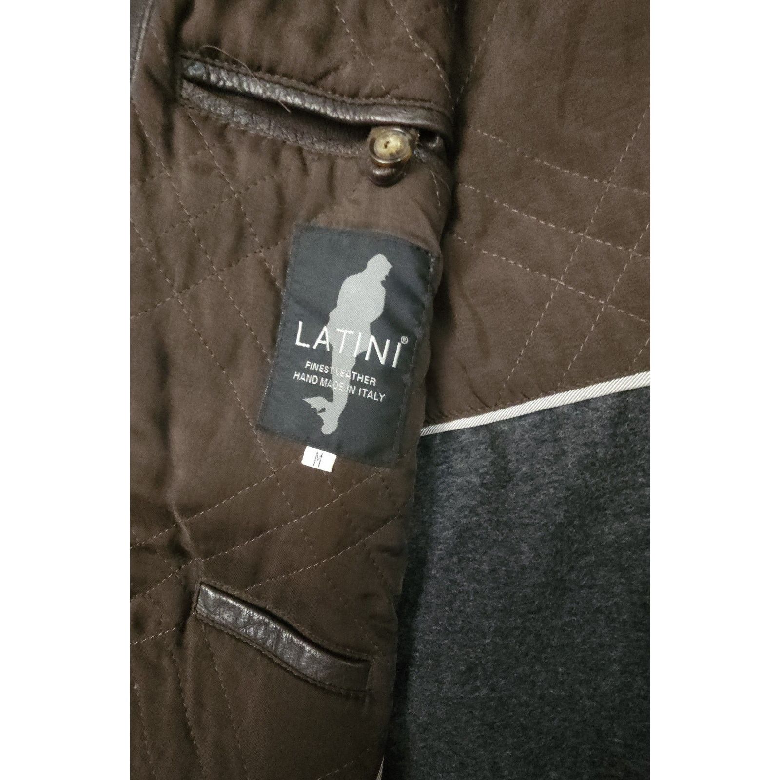 Vintage LATINI Genuine Leather Jacket Hand Made in Italy $1395 Size US M / EU 48-50 / 2 - 5 Thumbnail