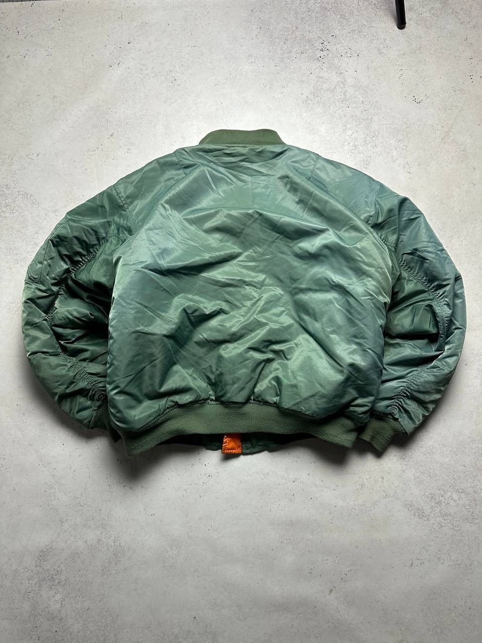 Alpha Industries × Vintage Vintage MA-1 Pversized Bomber Jacket Y2K L Size US L / EU 52-54 / 3 - 3 Thumbnail