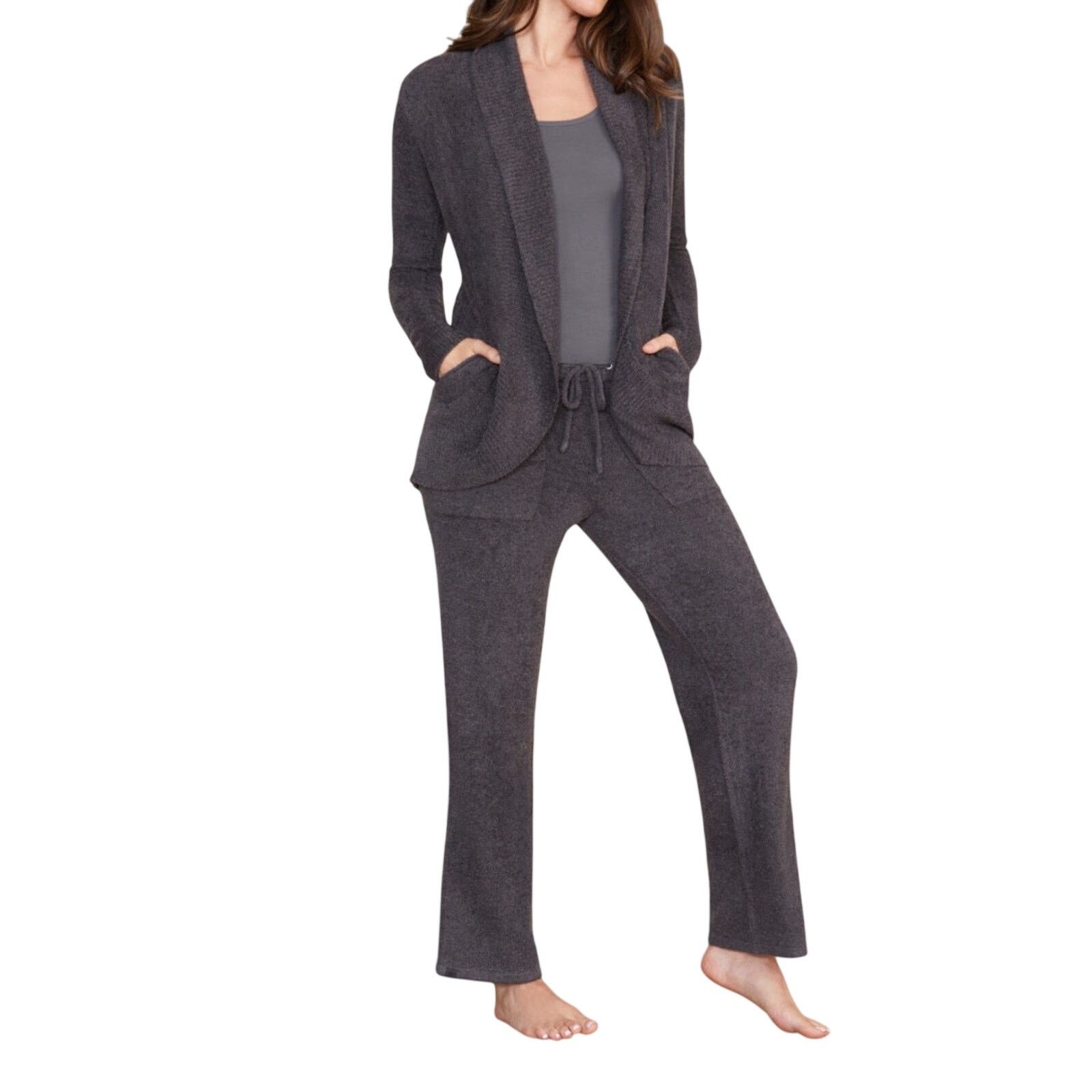 Other Barefoot Dreams Cozy Chic Lite Open Front Cardigan Soft Size M / US 6-8 / IT 42-44 - 6 Thumbnail