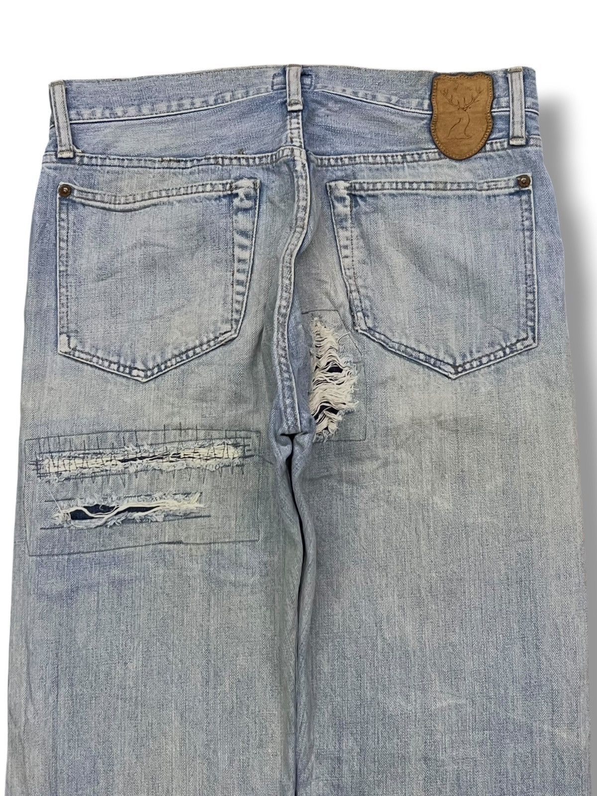 Paul Smith Red Ear Vintage 00s Paul Smith Red Ear Selvedge Denim Japan Size US 31 - 5 Thumbnail