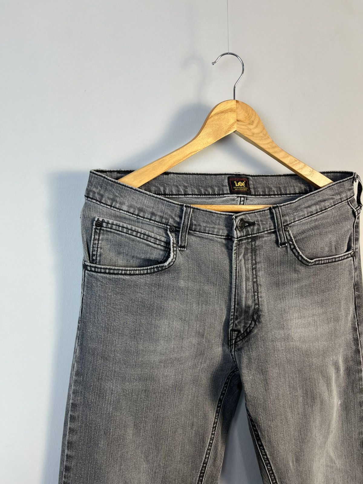Lee × Vintage LEE Daren Zip Fly Vintage Straight Denim Jeans Size US 33 - 2 Thumbnail