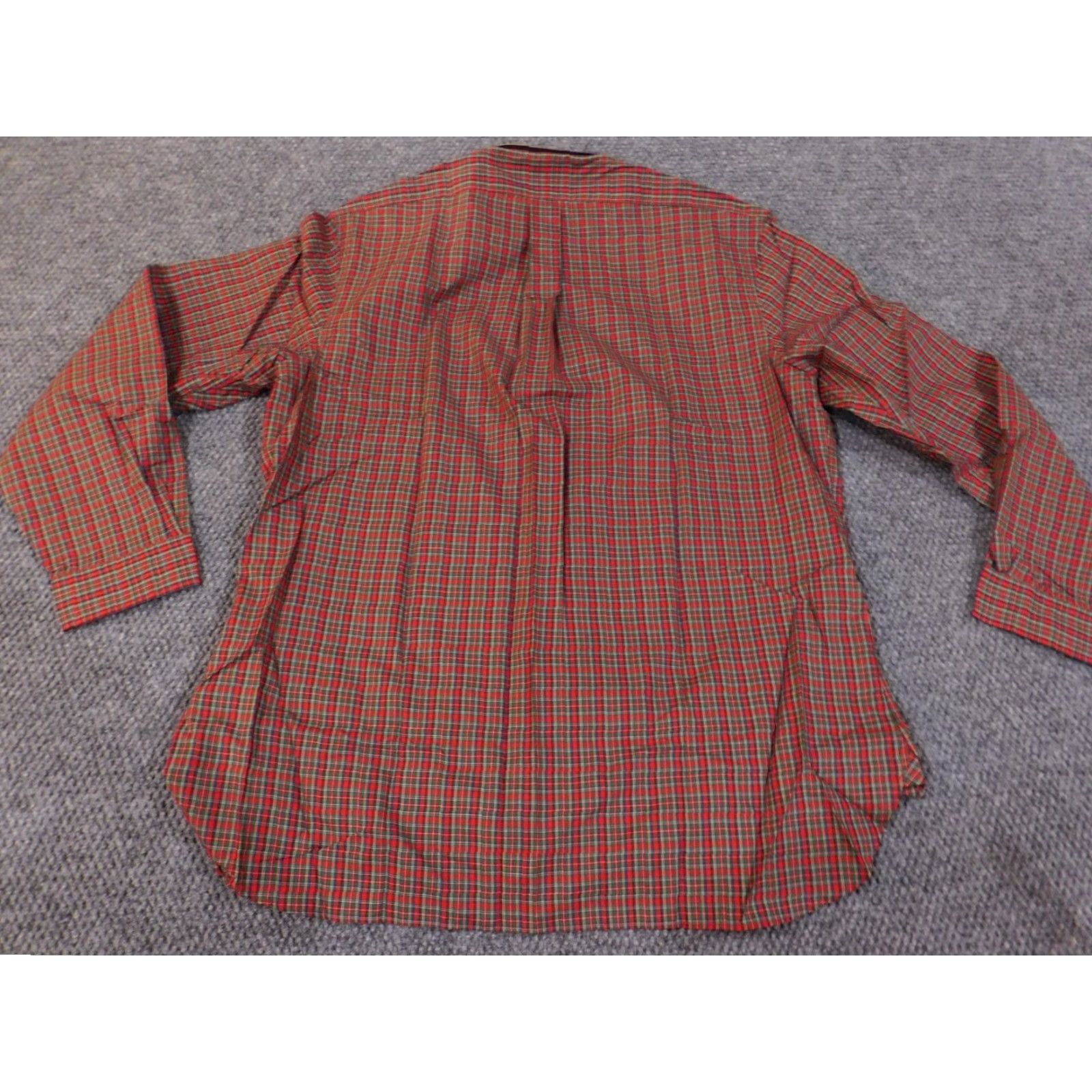 Ralph Lauren ralph lauren Mens shirt 17 34 35 red plaid pony button up business casual dress shirt Size US XL / EU 56 / 4 - 6 Thumbnail