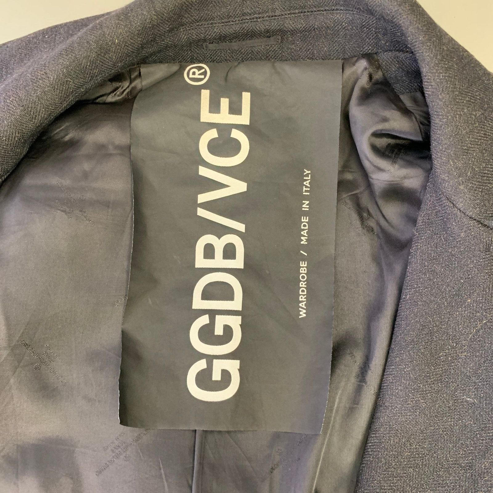 Golden Goose GOLDEN GOOSE Size S Black Herringbone Wool Mohair Peacoat Size US S / EU 44-46 / 1 - 6 Thumbnail